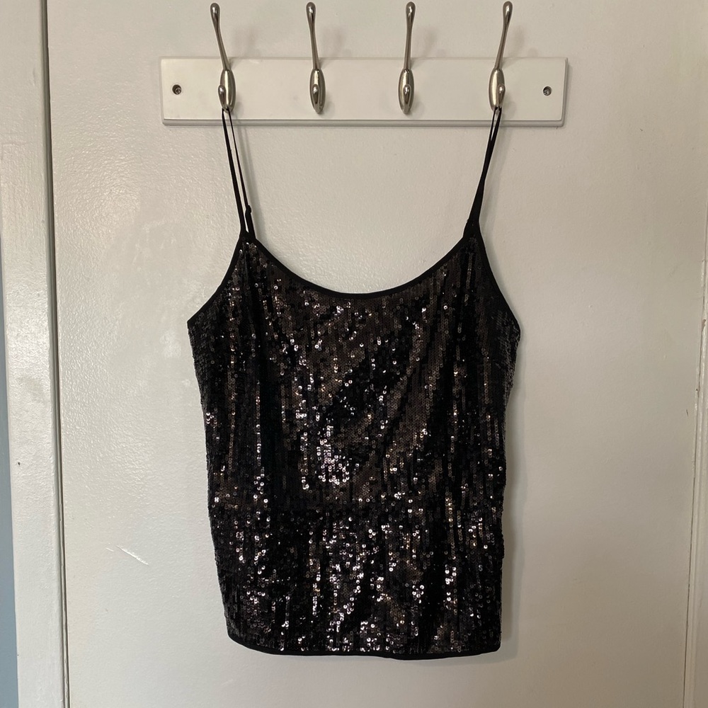 Sequined Cami Top